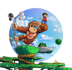 DK (Donkey Kong Bananza Fanart)