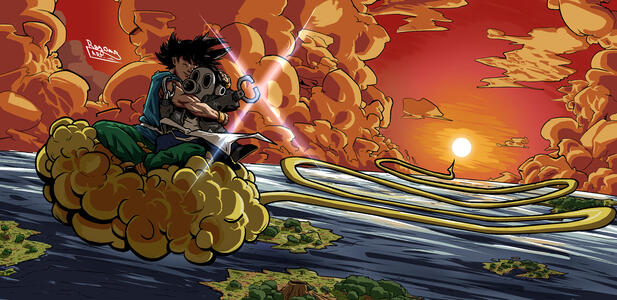 R.I.P Toriyama (Dragon Ball Fanart)