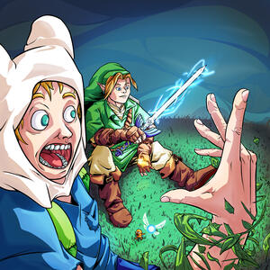 Friends (Adventure Time / The Legend of Zelda Fanart)
